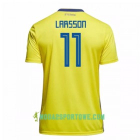 Koszulka Szwecja Larsson 11 Mistrzostwa Świata 2018 Domowe Stroje Piłkarskie